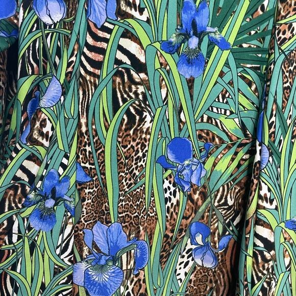 Attitudes by Renee Tropical Print Tunic Shirt 2X - Picture 3 of 7